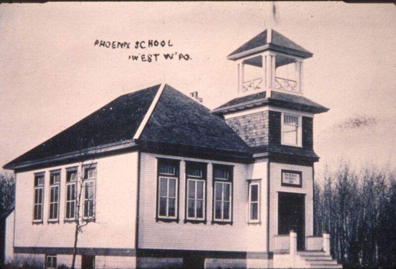 File:Exterior view of the Phoenix School, Headingley, Manitoba, 1910.jpg